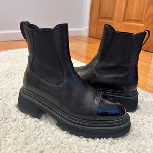 Tony Bianco Hurricane Black Como 5.5cm size 7 Ankle Boots